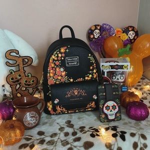 Disney Loungefly coco backpack and wallet set